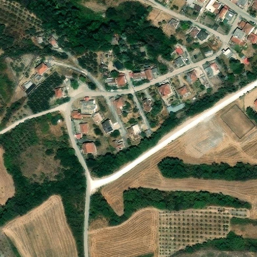 Before chip, Esri World Imagery via TiTiler